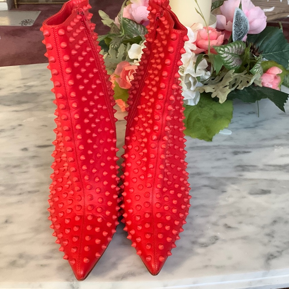 Authentic Christian Louboutin spike boots